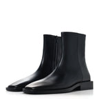 Balenciaga Calfskin Soft Rim Ankle Booties 37 Black