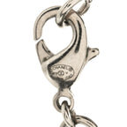 Chanel Crystal Timeless CC Necklace Silver
