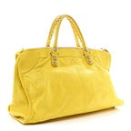 Balenciaga Agneau Giant 21 Silver Hardware Work Curry