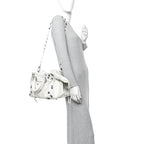 Balenciaga Agneau Arena Neo Cagole City Handbag Optic White