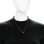 Chanel 18K White Gold Coco Crush Pendant Necklace