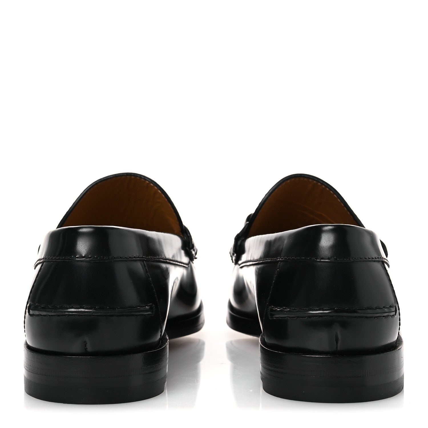 Gucci Millennial Ribot Mens Horsebit Loafers 9.5 Black