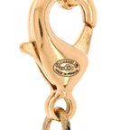 Chanel ID Dog Tag Charm Necklace Gold