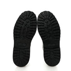 Chanel Lambskin Quilted Lace Up Boots 35.5 Grey
