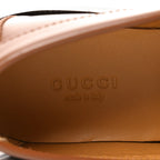 Gucci Millennial Ribot Cut Out Interlocking G Loafers 35 Cuir