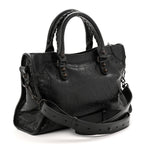 Balenciaga Agneau Arena Storico Classic Hardware Small Le City Black