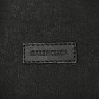Balenciaga Distressed Nylon Canvas Camo Logo Explorer Beltpack Black White Gray