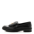 Chanel Lambskin Quilted CC Turnlock Loafers 39 Black