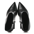 Saint Laurent Nappa Vendome Opyum 110 Ankle Boots 37 Black
