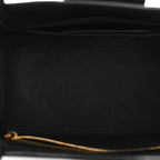Balenciaga Calfskin Crocodile Embossed Medium Sharp Tote Black