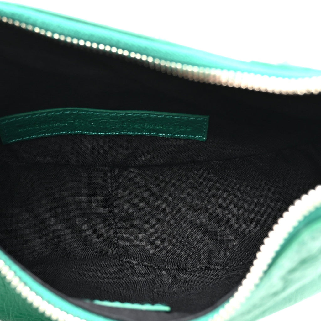 Balenciaga Agneau Arena Le Cagole Shoulder Bag XS Jade