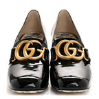 Gucci Vernice GG Victoire 55mm Loafer Pumps 36 Black