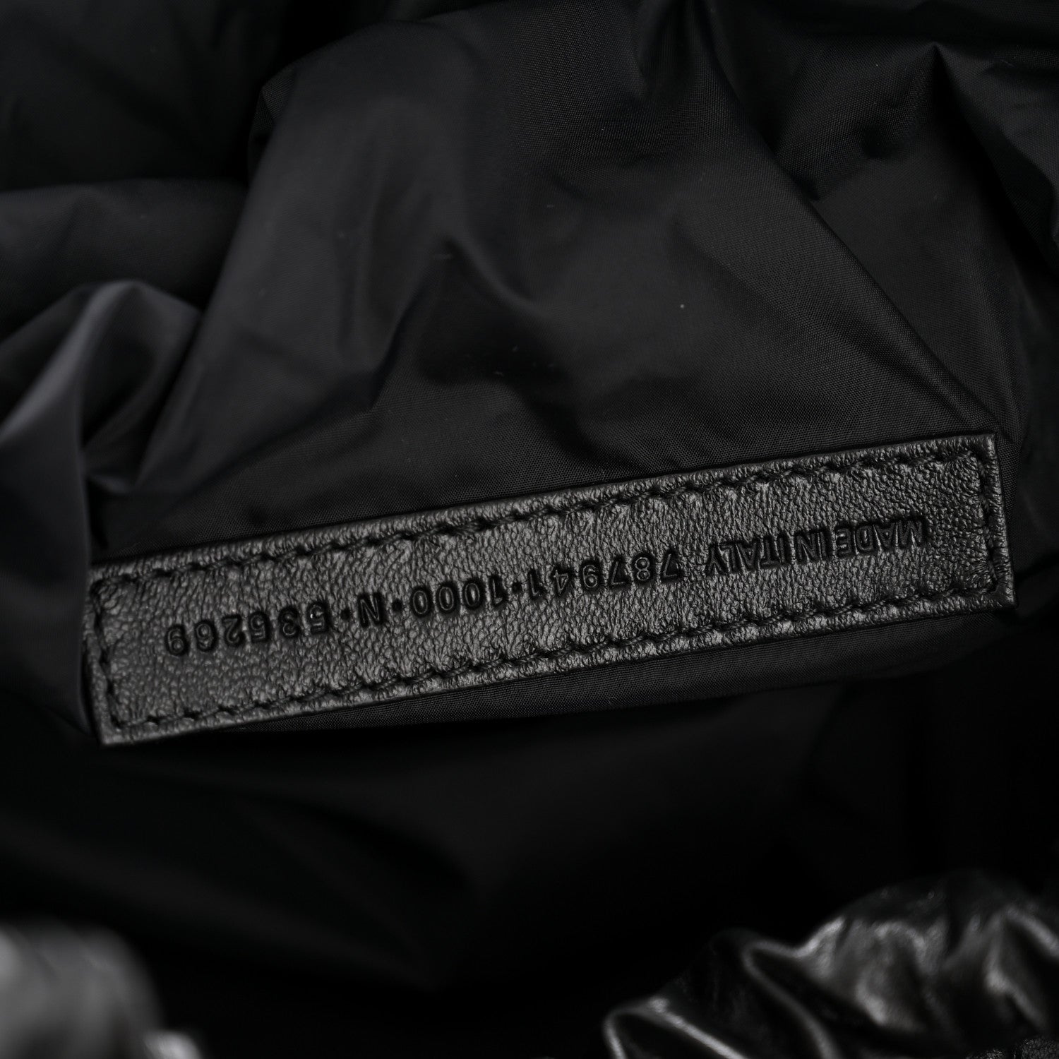 Balenciaga Calfskin Medium Cargo Tote  Black