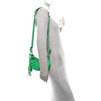 Balenciaga Agneau Arena Le Cagole Shoulder Bag XS Vivid Green