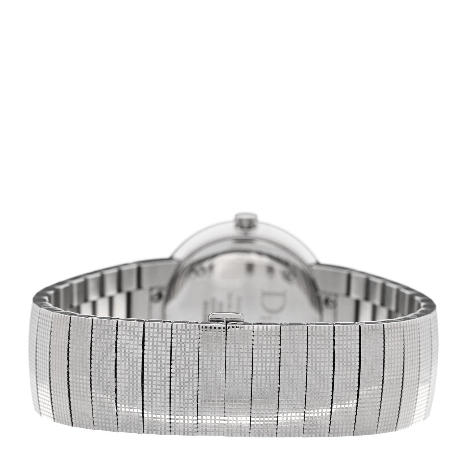 Christian Dior Stainless Steel Diamond Bezel Mother of Pearl 33mm La D De Dior Quartz Watch