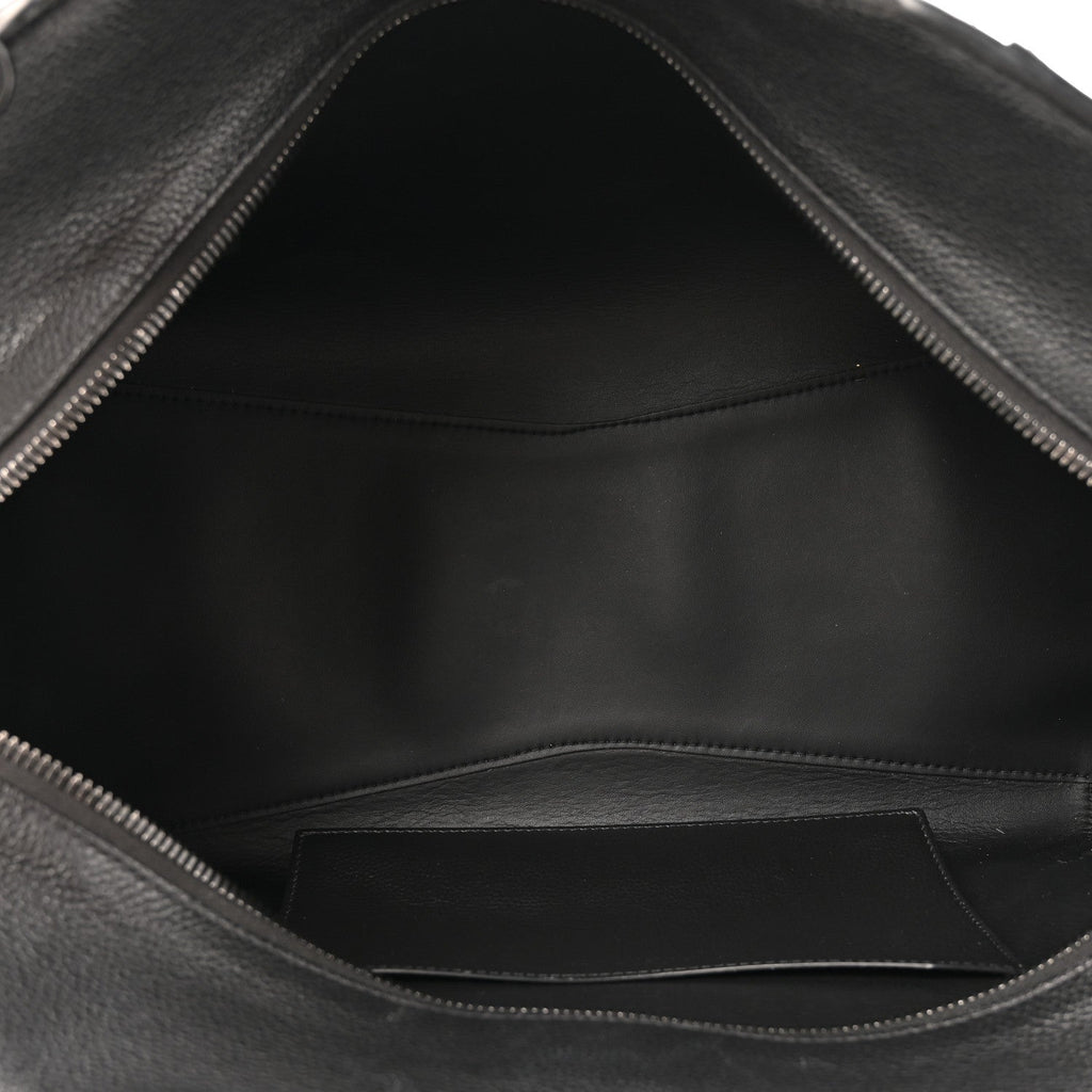 Balenciaga Grained Calfskin Neo Classic Black Hardware Medium City Black
