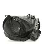 Balenciaga Agneau Arena Le Cagole Cylinder Bag Steel Grey