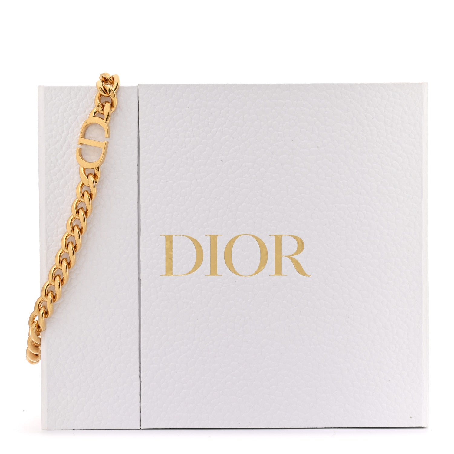 Christian Dior Metal 30 Montaigne Necklace Gold