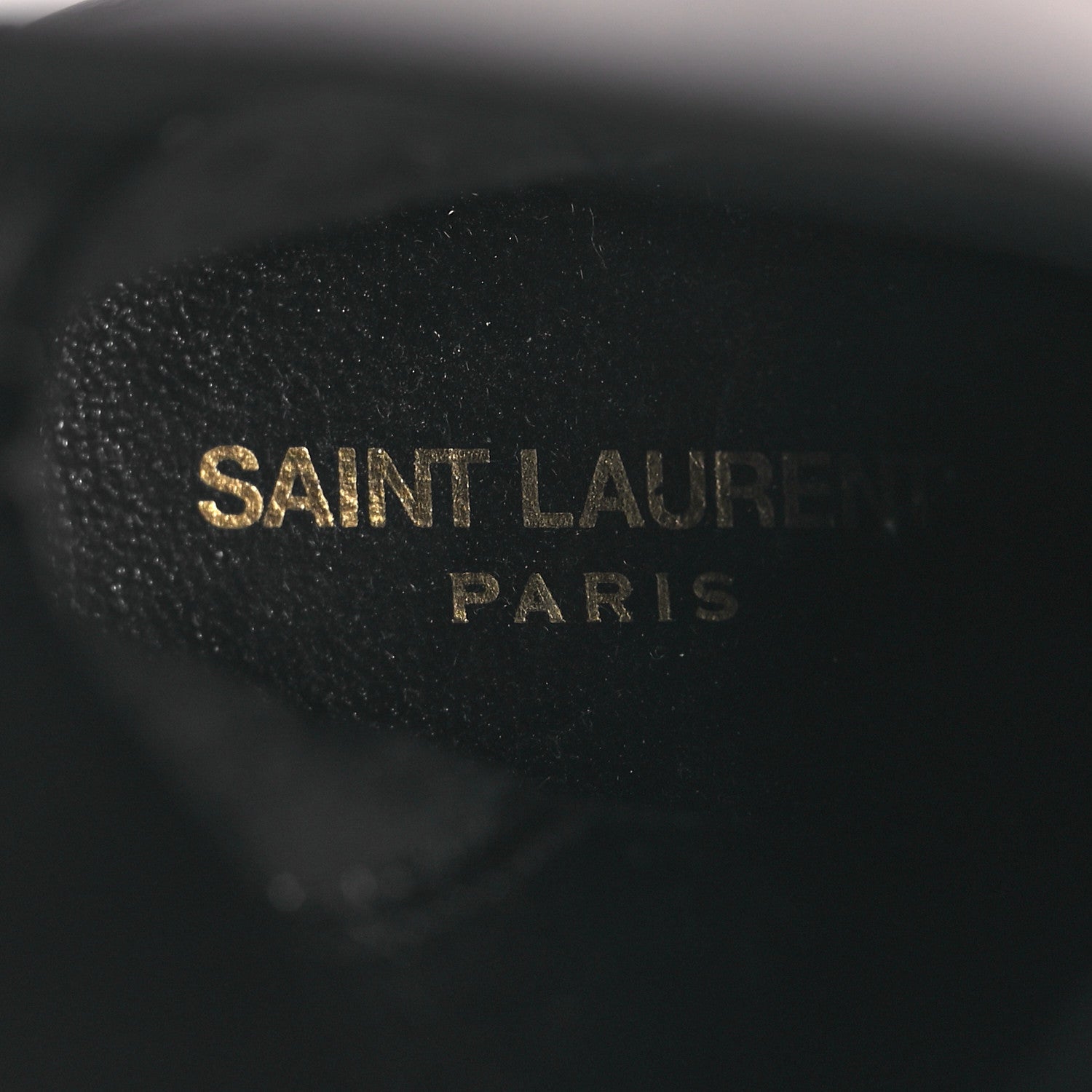 Saint Laurent Calfskin Mina Lace Up Platform Boots 40 Black