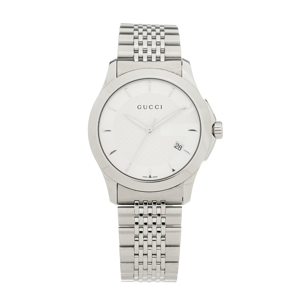 Gucci Stainless Steel 38mm G-Timeless Quartz Watch