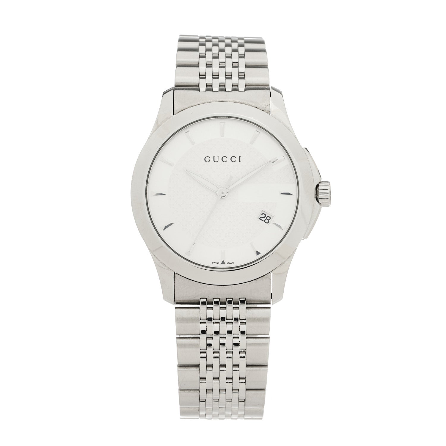Gucci Stainless Steel 38mm G-Timeless Quartz Watch