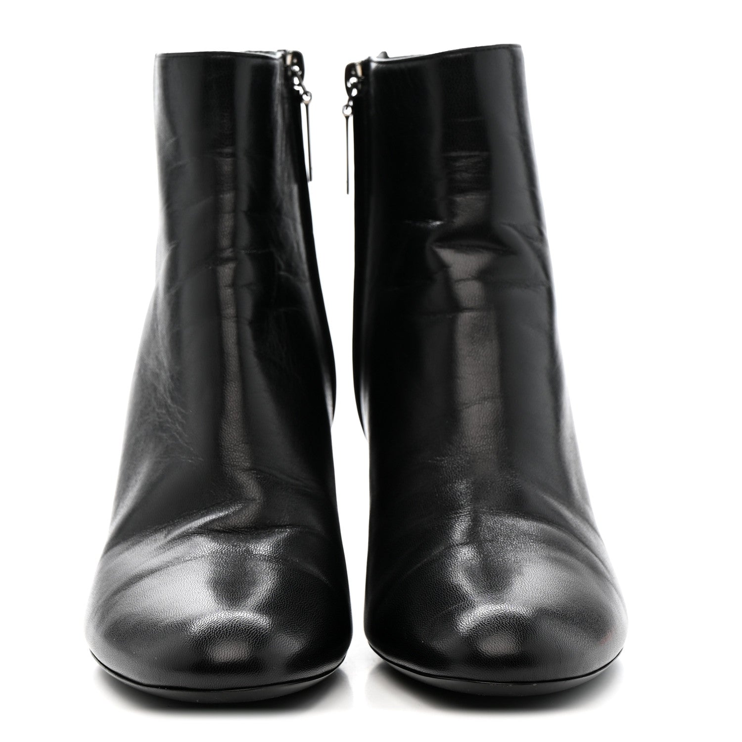 Saint Laurent Nappa Vendome Loulou Ankle Zip Boot 36.5 Black