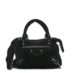 Balenciaga Baby Daim Suede Classic Hardware Town Black