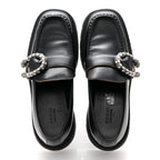Gucci Cordovan Lux Dionysus Hunder Loafers 39.5 Black