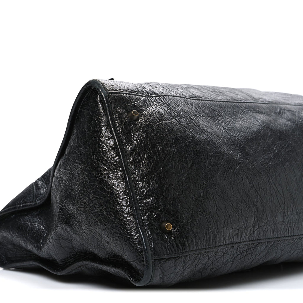 Balenciaga Agneau Classic Hardware Work Black