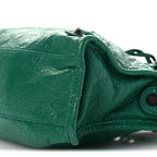 Balenciaga Agneau Classic Hardware Mini City Green