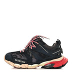 Balenciaga Mesh Nylon Womens Track Sneakers 39 Black Gris