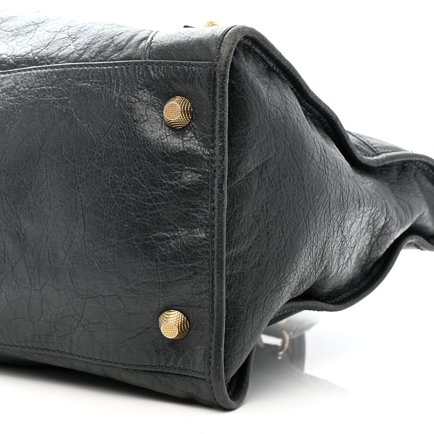 Balenciaga Agneau Giant 12 Gold Hardware Work Anthracite