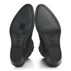 Saint Laurent Suede Eastwood Western Boots 35 Black