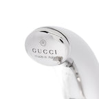 Gucci Metal Speculum Majus Cuff Earrings Silver