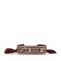 Christian Dior Woven Cotton Crystal Embroidered J'Adior Friendship Bracelet