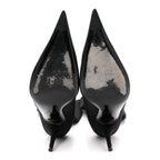 Balenciaga Spandex Pointed Toe Knife Thigh High Boots 40 Black