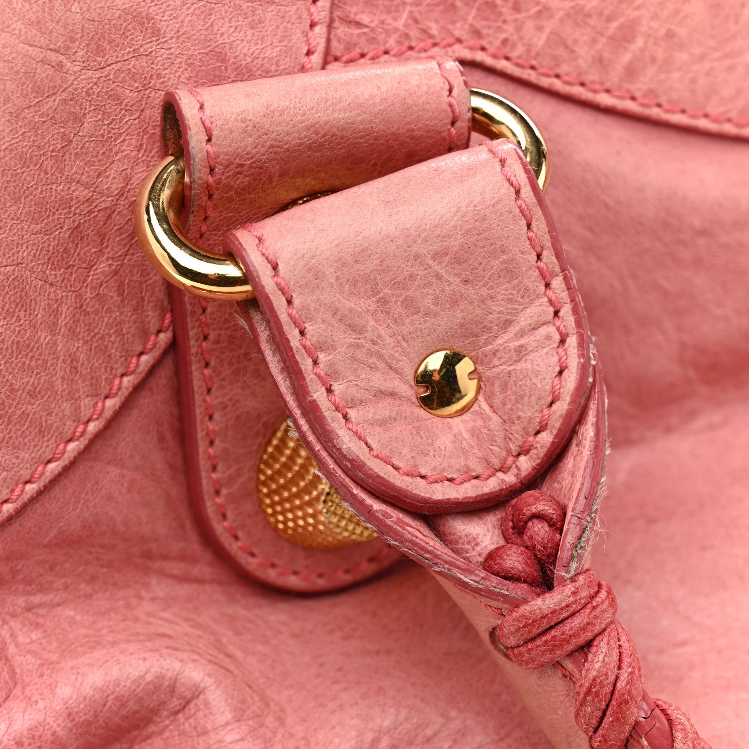 Balenciaga Agneau Giant 21 Gold Hardware City Bubblegum