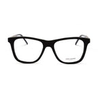 Saint Laurent Eyeglasses Square Full Rim, Black Frame and Clear Demo Lenses Lens SLM83001