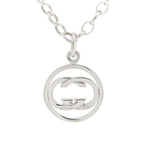 Gucci Sterling Silver Britt Necklace