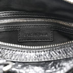 Balenciaga Agneau Arena Mini Le Cagole Duffle Crossbody Bag Black