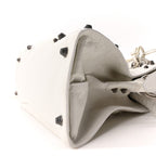 Balenciaga Agneau Arena Small Neo Cagole City Handbag Optic White