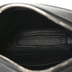 Balenciaga Calfskin Logo XS Everyday Camera Bag Gris Fossile