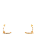 Chanel Round CC Clip On Earrings Gold