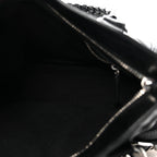 Balenciaga Agneau Arena Storico Silver Hardware Small Le City Black