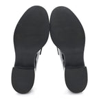 Prada Vernice Triangle 50mm Loafers 39.5 Black