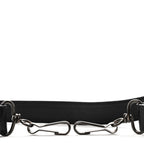 Balenciaga Agneau Classic Hardware Logo Shoulder Strap Black