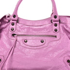 Balenciaga Agneau Classic Hardware City Rose Berlingot