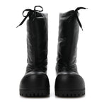 Balenciaga Shiny Super Soft Calfskin Mens Alaska High Boots 43-44 Black