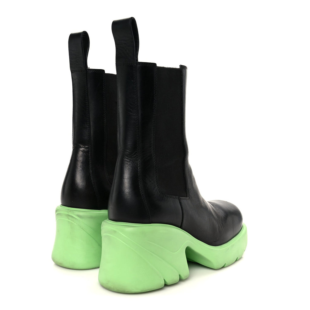 Bottega Veneta Calfskin The Flash Chelsea Boots 39 Pistachio