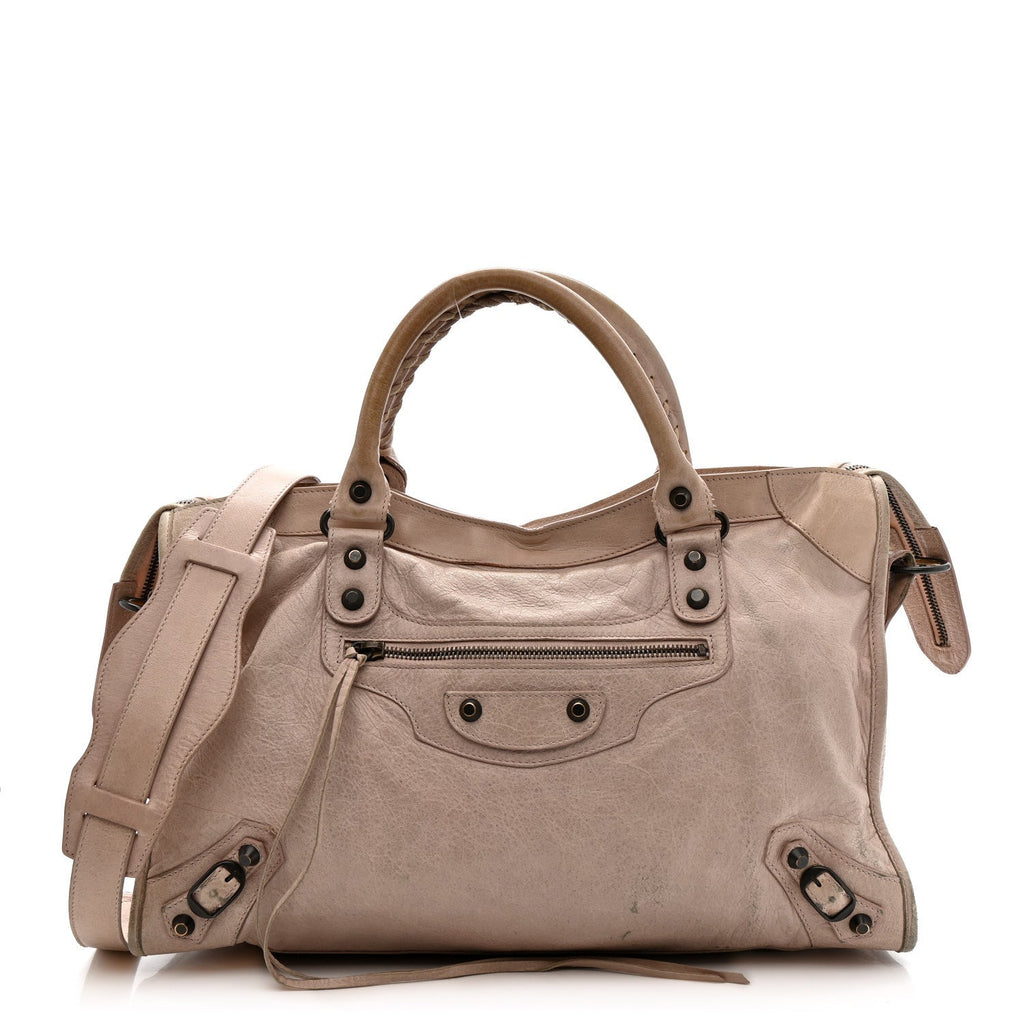 Balenciaga Agneau Classic Hardware City Bois De Rose